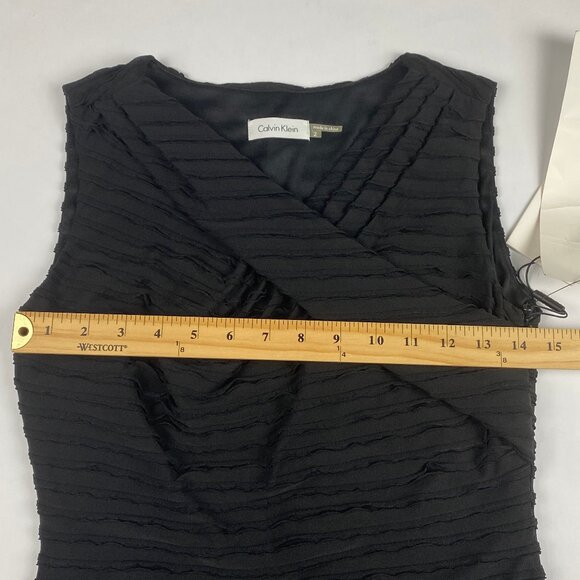 NWT Calvin Klein Dress Women's Size 2 Black - Picture 13 of 15